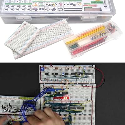 2300PCS XL Complete Set DIY Electronics Component Assortment Box Kit,IC,PCB,Breadboard,Jumper,Magnifying Glass,Resistors,Capacitors,LED,Triode,Potentiometer,Speakers