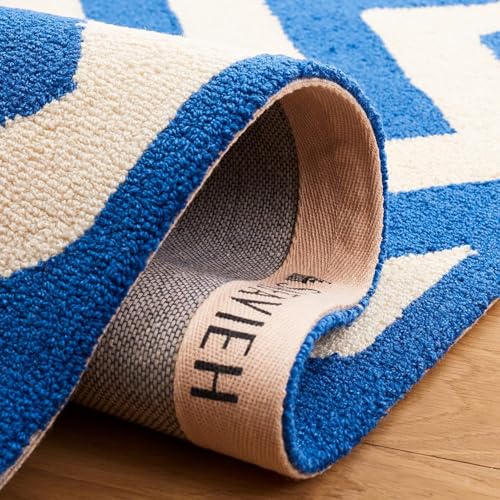 Image of Hand Tufted Wool Carpets Anti Shedding Rug Modern Carpets for Living Room Size 6x8 Feet