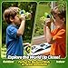 Dinosaur Toys for Boys Age 3-12 Kids Binoculars, Dinosaur Binoculars with Compass & Bird Watching Manual,3 4 5 6 7 8 9 10 11 12 Year Old Boys Toys, Outdoor Camping Exploration, Kids Stocking Stuffers