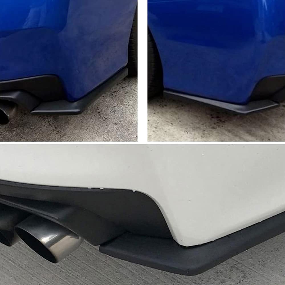 Universal Rear Splitter Rear Bumper Diffuser Universal Rear Diffuser Car Spoiler - Carbon Fiber ...