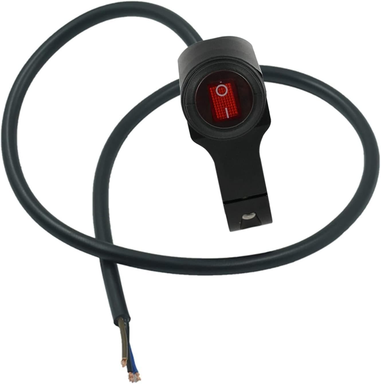 7/8" 22mm Motorcycle Switch Handlebar for Headlight Spotlight Fog Light ON Off Switch Waterproof Aluminum Alloy