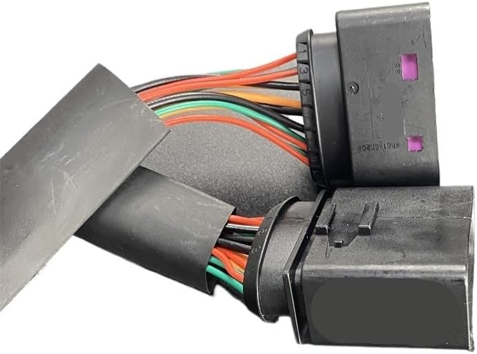 Car HID Xenon Headlight 14pin female to 14Pin Male Connector Adapter Pigtail 1J0973737 1J0973837(2PCS)