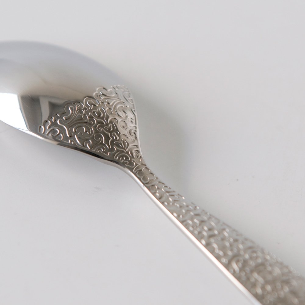 Alessi MW03/4 Cuillère à Dessert Acier Inoxydable Argent 17,00 x 19,00 x 5,50 cm