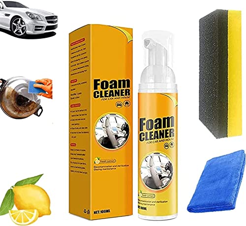Nettoyant en mousse magique pour voiture, nettoyant multi-usage pour cuisine, salle de bain, voiture (1 pièce) Cover