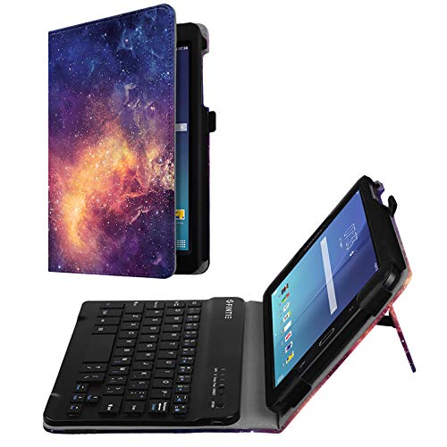 Fintie Keyboard Case for Samsung Galaxy Tab E 8.0, Slim Fit Folio PU Leather Case with Detachable Magnetical Bluetooth Keyboard for Galaxy Tab E 32GB SM-T378/Tab E 8.0 SM-T375/T377, Galaxy