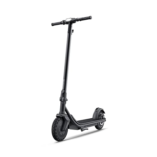 Jetson Racer Electric Scooter, 15 miles per hour, 16 miles Max Range, Twist Throttle, 250-Watt Motor, LCD Display, 3 Speed Modes, Ages 12+, Black, JRACER-BLK