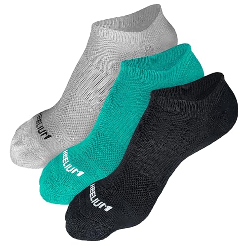 Image of HEELIUM Bamboo Ankle Socks for Men & Women | Ultra-Soft, Odour-Free, Thin & Breathable | 3X Softer than Cotton | Sizes - M (UK 4-8) & L (UK 9-13)