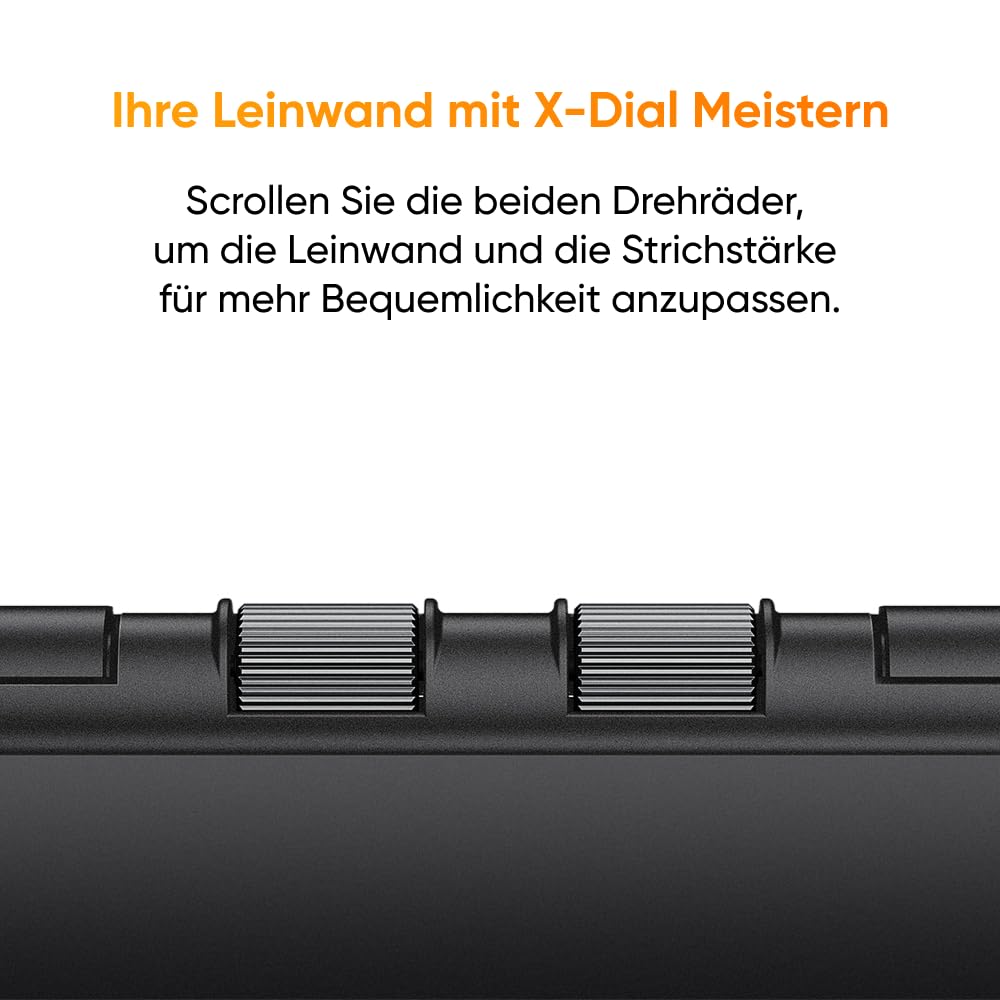 XPPen Artist 12 3rd Zeichentablet mit 11,9 Zoll Display Schwarz | X4 Smart Chip Stift, 16384 Druckstufen, X-Dial Shortcut, Ideal für Anfänger
