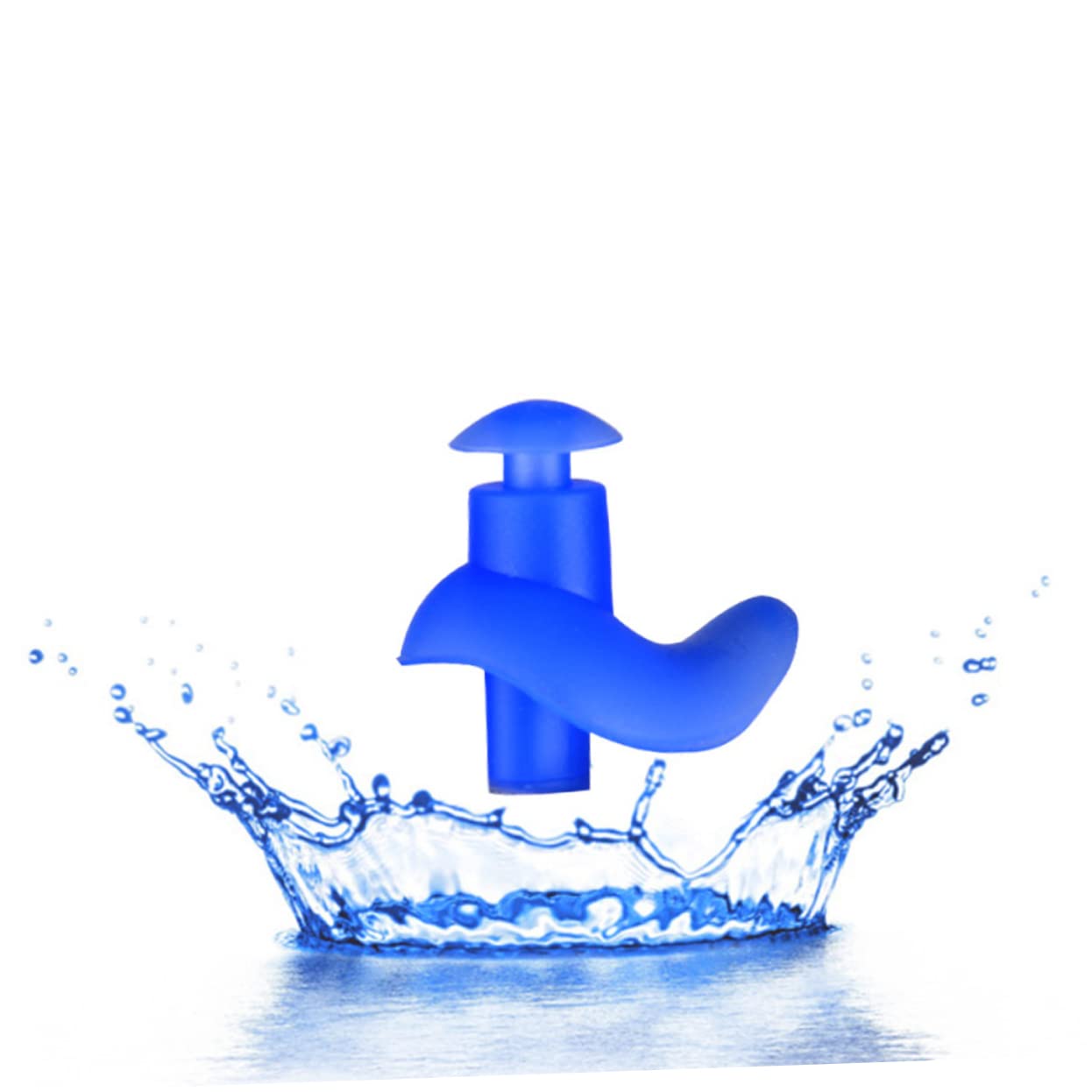 NOLITOY Silicone Waterproof Ear Plugs 4 Pack Soft Mushroom Ear Protectors for Adults Ideal for Swimming Diving Shower Protection