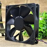 Yesvoo New DC Brushless Centrifugal Cooling Fan for Delta WFB1212H / WFB1212H-R00, 0.45A 3Pin, Size: 12012025MM