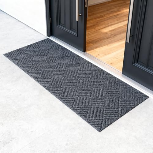 Zourglow Fußmatte für Innen & Außen, 40 x 120cm rutschfeste Türmatte...