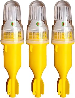 Yellow Triple Pack 2025 Electronic Boat Flares: CG Approved Waterproof Safety Signals