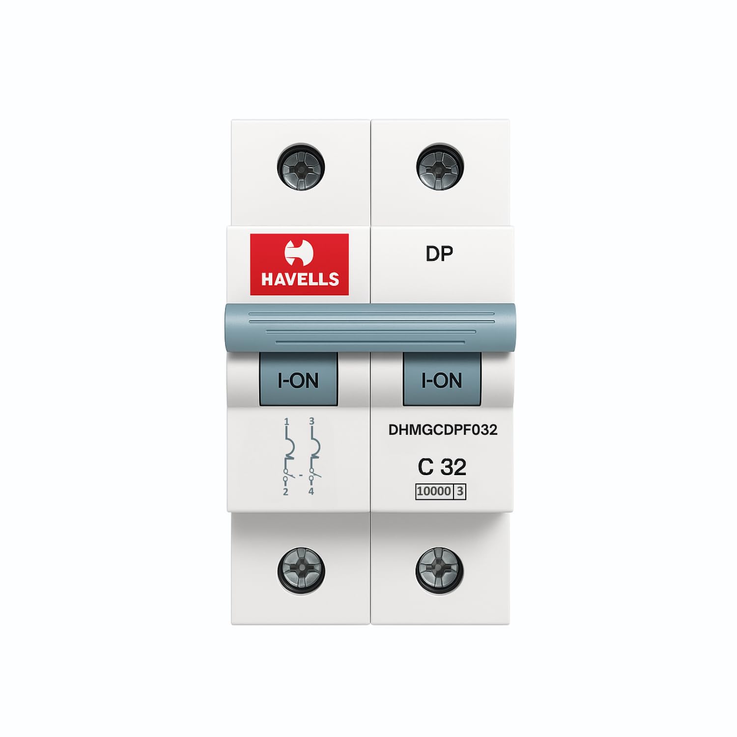 Daystar Solar Havells DHMGCDPF032 AC MCB 32A C Curve – High Efficiency Circuit Breaker with 13 Plates Arc Chamber | Safety Terminals | Low Power Consumption | Fast Trip Mechanism-image-26