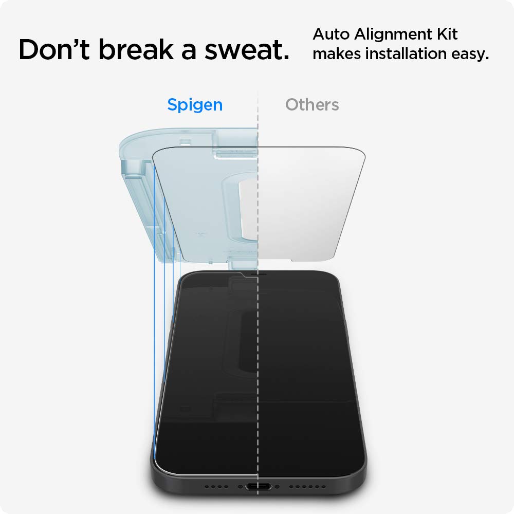 Amazon.com: Spigen Tempered Glass Screen Protector [GlasTR