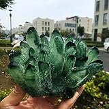 FLYIFE Bonita Piedra Ejemplar de Cuarzo Fantasma Verde de 880 g Bonita Piedra