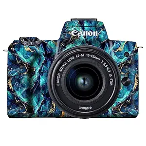 WRAPTURE. Premium DSLR Camera Scratchproof Protective Skin for Canon M50 Mark II - No Residue Removal, Bubble Free, Scratch Resistant, Stretchable, HD Quality Printed - HDCS 010