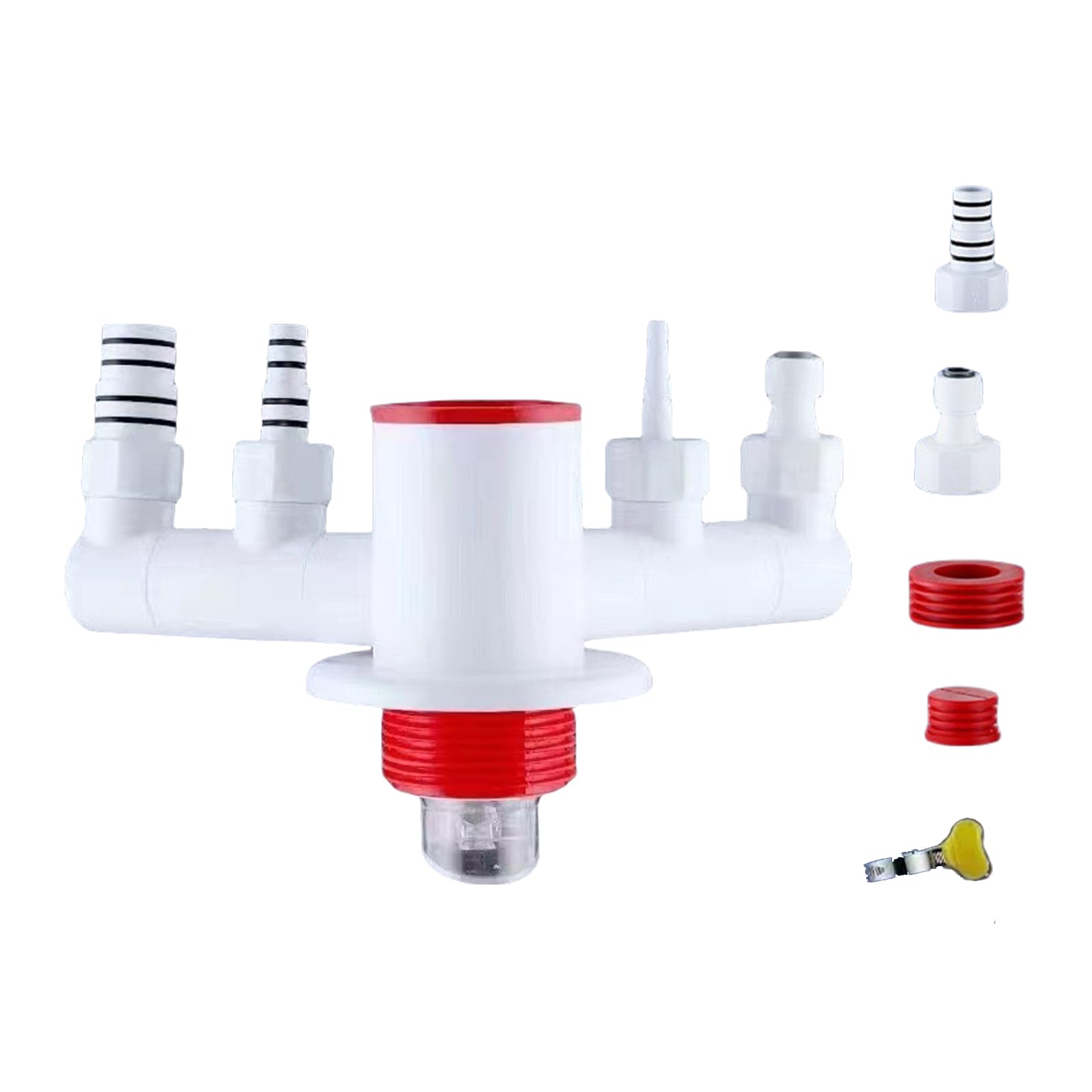 Kalttoy Control Sink Pipe Connector ABS Drain Adapter Kitchen Smell Upgrades for a Pleasant Kitchen Environment Greases Separator for Sinks