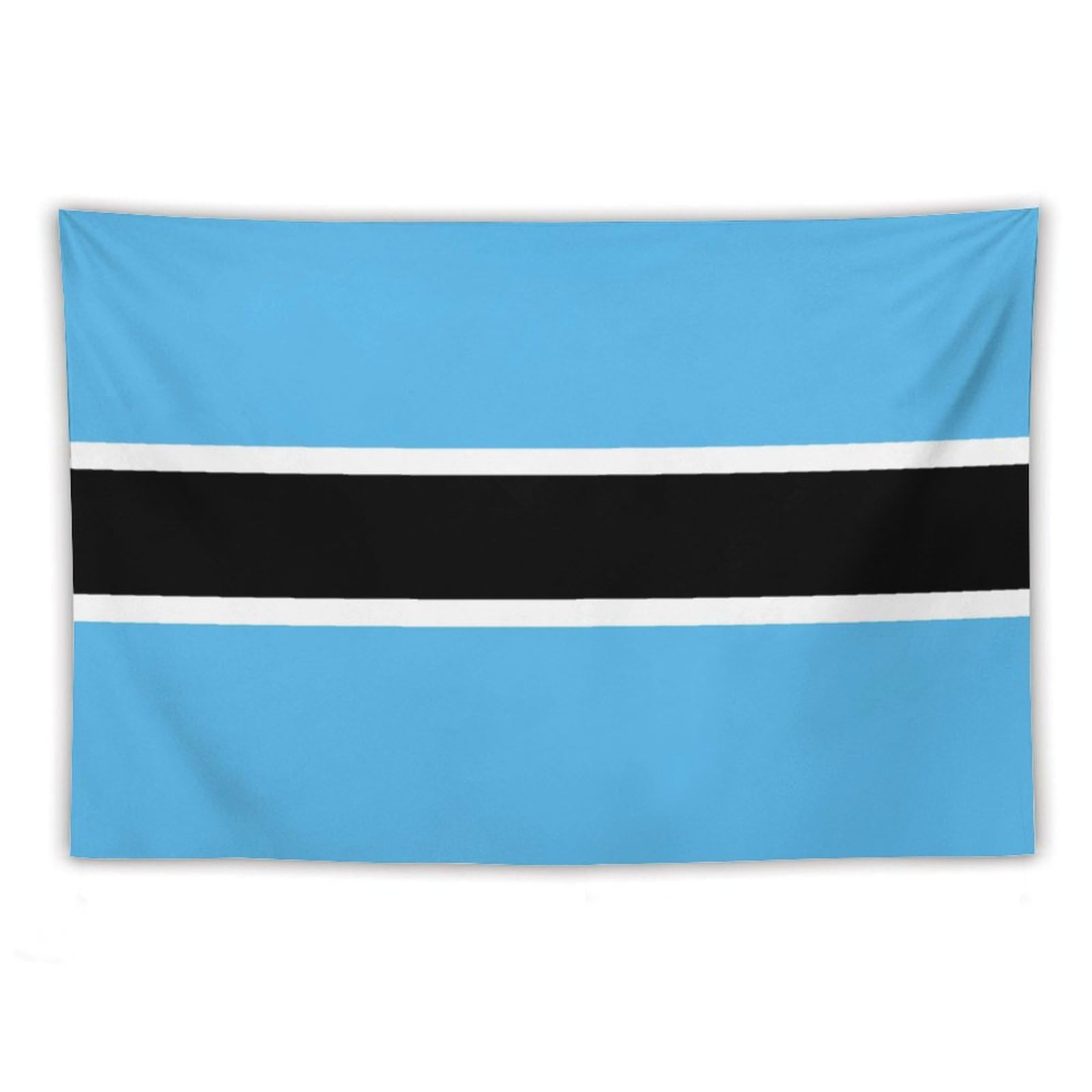 XingFox Botswana Flag Tapestry Wall Hanging National Flag Tapestry for Room Bedroom Dorm Aesthetic Decorations, 60"x90"