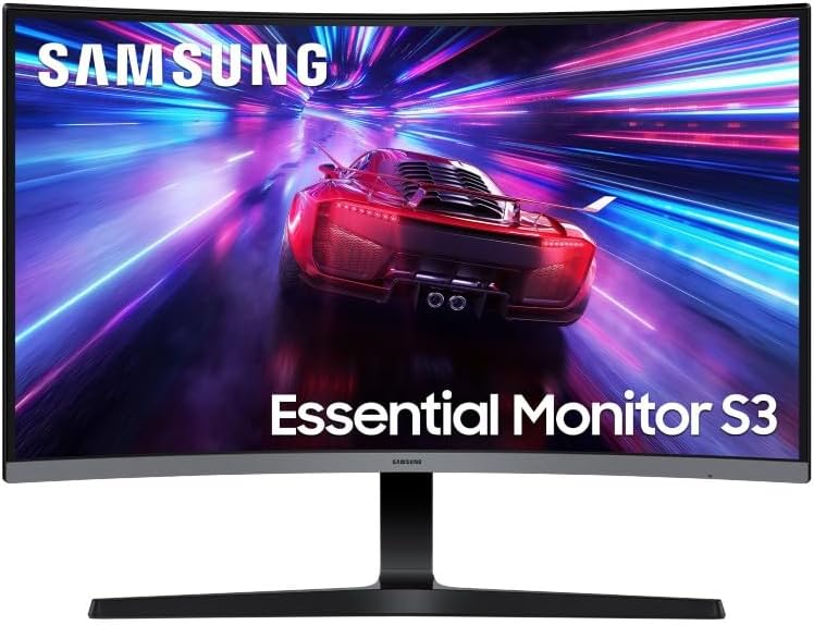 Samsung Monitor S39GD (S27D396GAU), Curvo (1800R), 27'', 1920x1080 (Full HD), VA, 100Hz, 4ms (GtG), D-Sub, HDMI, Ingresso Audio, Eye Saver Mode, Flicker Free, Speaker Integrati
