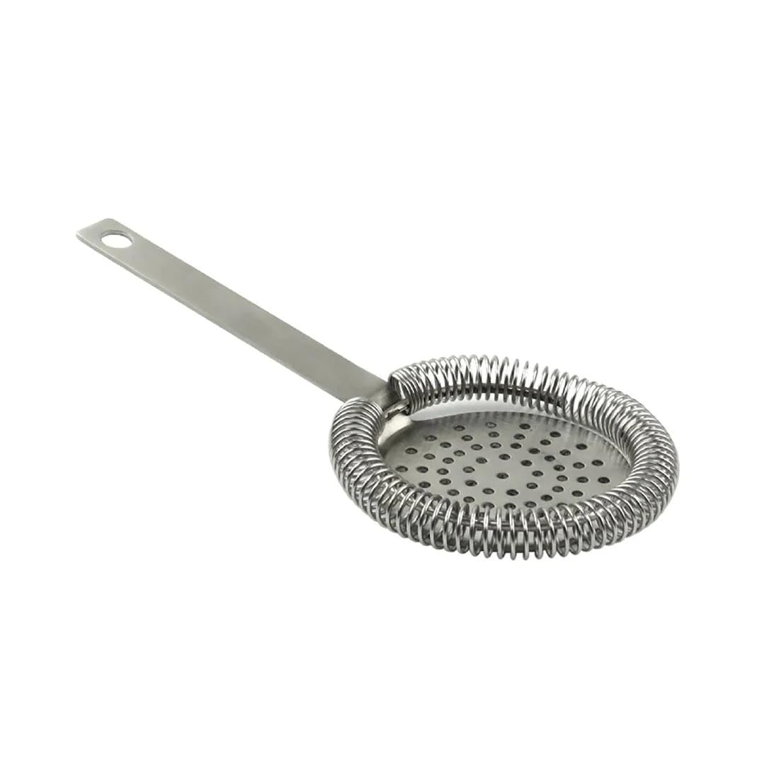 Beaumont Euro Throwing Cocktail Strainer Stainless Steel - Long Handle, Detachable Spring, More Pouring Holes, 198mm Length, Ideal for Bars