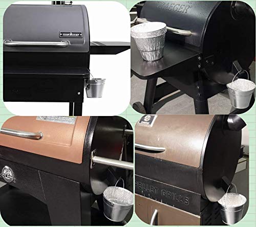 Cubo de grasa Camp Chef Firsgrill para solucionar la limpieza de aceite quemado 7