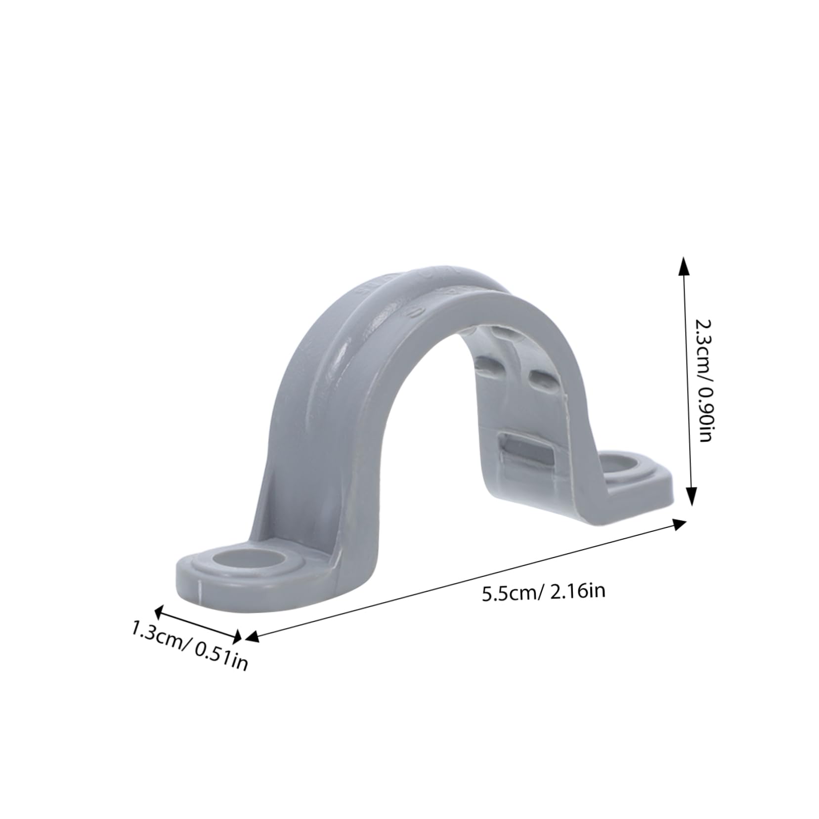 FUNOMOCYA Pvc Conduit Clips Pipe Clamps Set 30pcs U-bracket Brackets for Multi-size Pipe Support