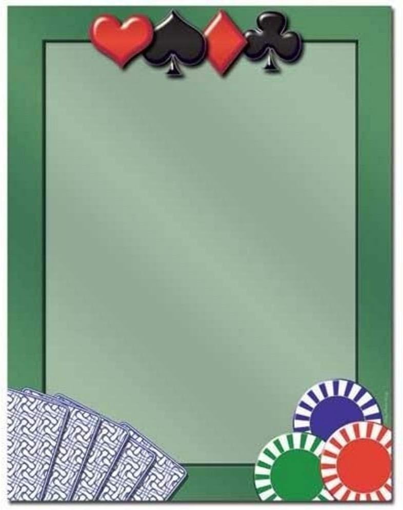 Card Games Letterhead Laser & Inkjet Printer Paper, 100pk