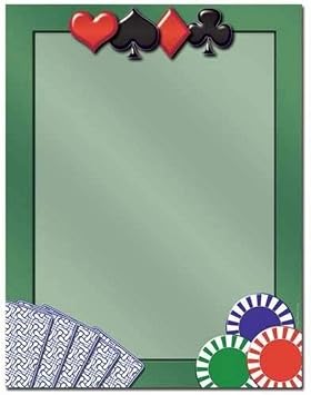 Card Games Letterhead Laser & Inkjet Printer Paper, 100 pack