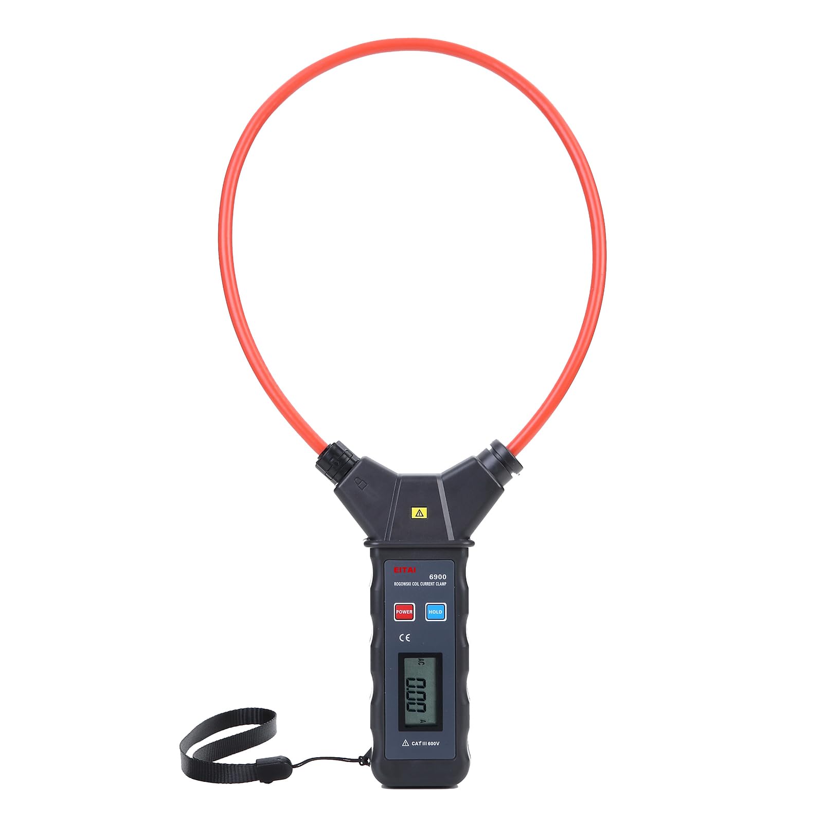 EITAI6900 Digitales Flexibles Stromzange, AC 0.00A-9999A, 640mm/Φ200mm, Hersteller-Direktvertrieb, Rogowski-Amperezange, Leckstromzange