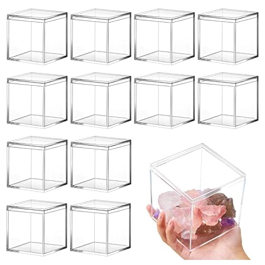 How to pack marshmallow in luggage 12-Piece Clear Acrylic Storage Boxes