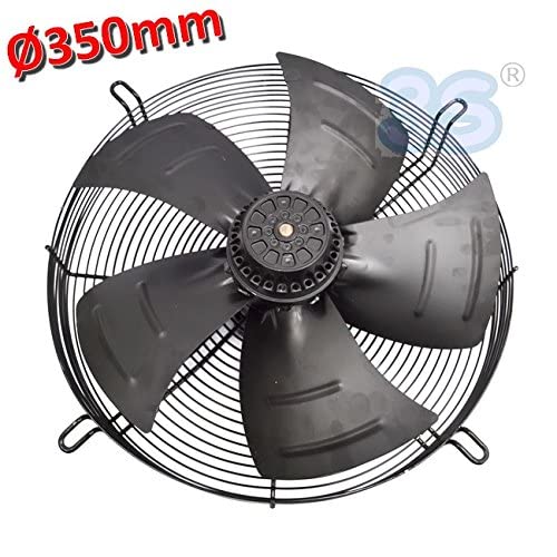 Omnia components - ventilatore assiale aspirante 350 mm 135 w 220 v - con motore e griglia