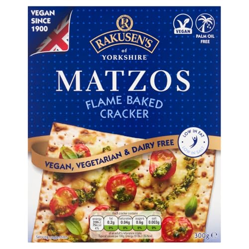 RakusenS Matzos Flame Baked Crackers 300G