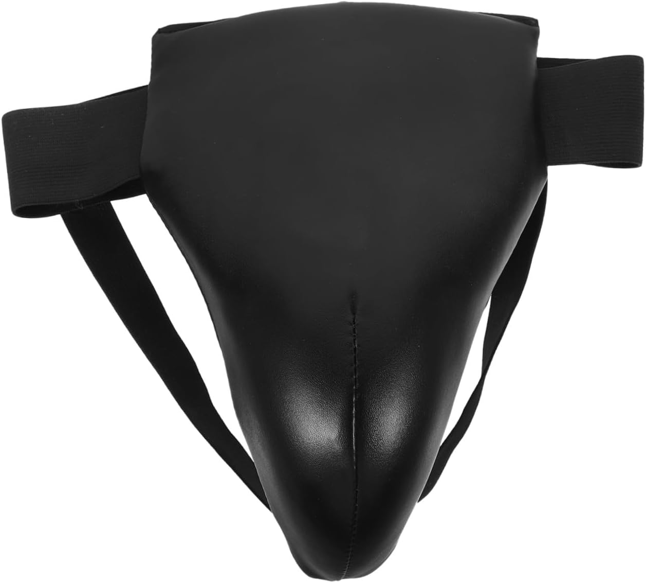 Portable Groin Protector for Karate and Taekwondo Comfortable Breathable Crotch Guard with Flexible Fit Safety Gear for Boxing and Martial Arts Training Black