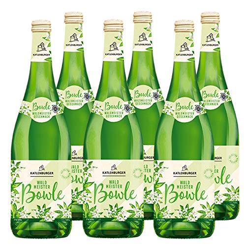 KATLENBURGER - Waldmeisterbowle | Leckere, trinkfertige Bowle mit Fruchtwein. Der Partyklassiker und Spaßgarant für jede Jahreszeit! Geschmacksrichtung Waldmeister. Inhalt: 6x 1l mit 7% vol