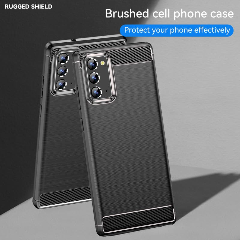 Image of Hybrid Carbon Fiber Back Case for Samsung Galaxy Note 20 (Black)