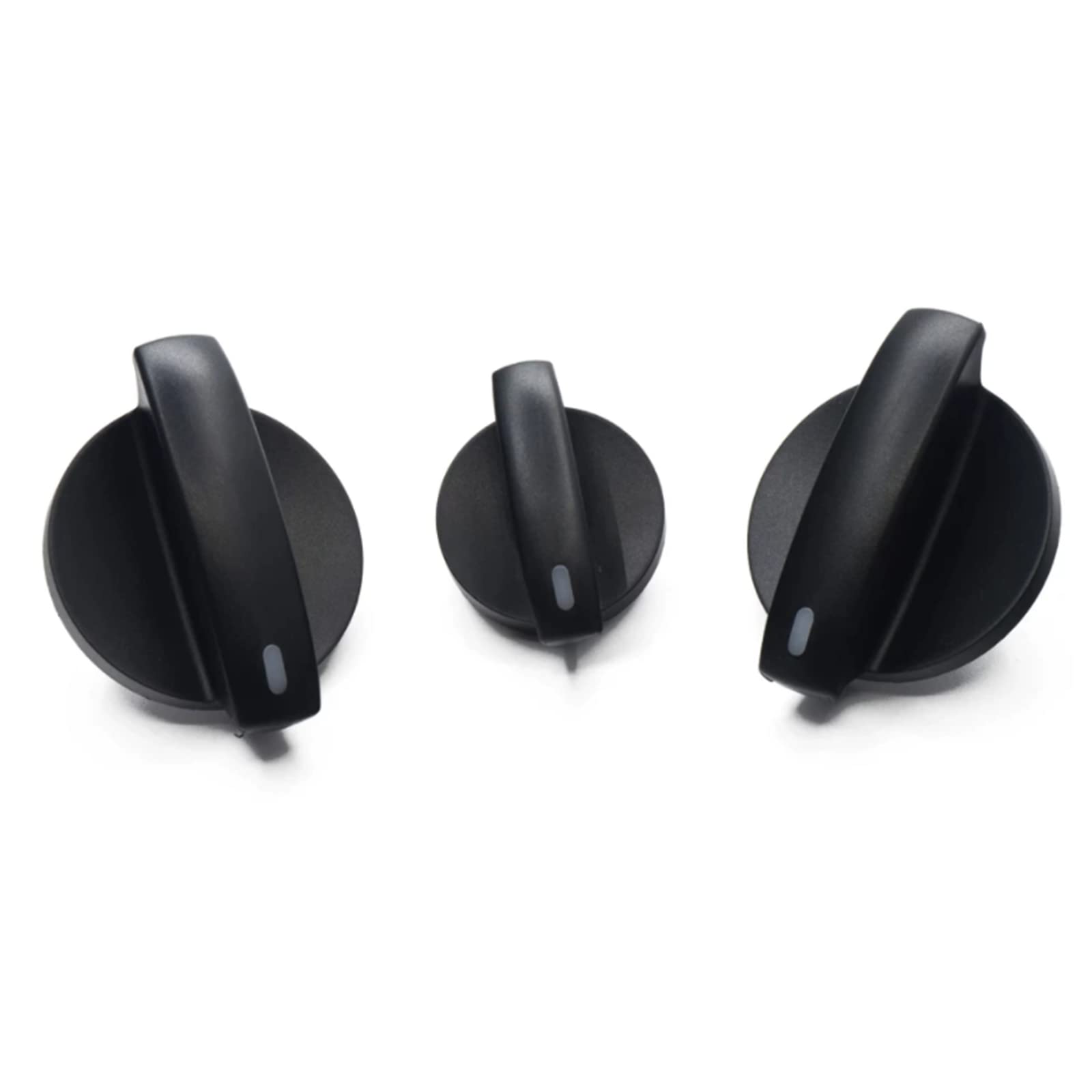 (Lot de 3) Bouton de Position Commande Réglage Chauffage Ventilation compatible avec TRANSPORTER 5 V T5 de 2003 à 2016-7H0820045A 7H0820045F