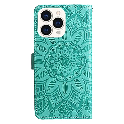Protège-téléphone iPhone 14 Pro Max vert compartiment carte pour éviter les rayures d'écran