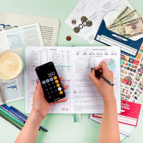 Clever Fox Budget Planner Pro - Financial Organizer + Cash Envelope Budget System. Monthly Finance Journal, Expense Tracker & Personal Account Book. Undated - Start Anytime. (7\'\'x10\'\') - Mint