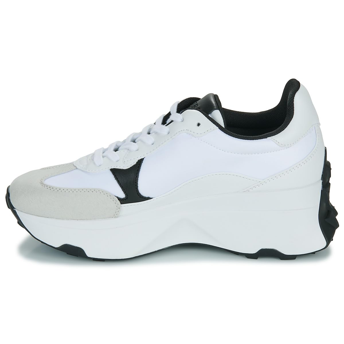 GUESS Calebb 4 - Zapatillas bajas para mujer, color blanco