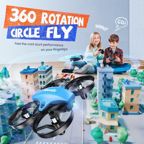 Image of Veeniix V995 Mini Drones for Kids and Beginners,Indoor RC Quadcopter,Small Helicopter Plane with 3D Flips,360 Rotation,Circle Fly,Auto Hover,Headless Mode and 3 Batteries,Gift for Boys and Girls