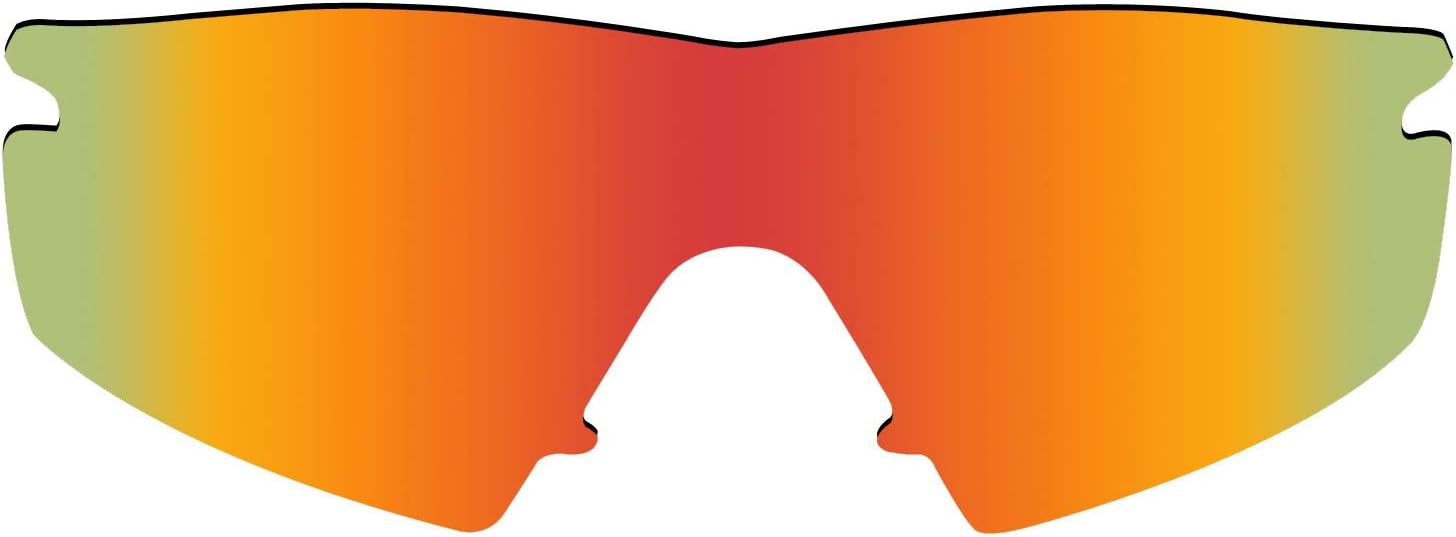 Polarized Replacement Lenses for Oakley M Frame Strike Sunglasses - Fire Red Mirror