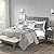 Madison Park Heritage Comforter Coverlet Combo, Color Block Design Modern Luxe All Season Down Alternative Bed Set with Matching Shams, Decorative Pillows, King/Cal King(104"x92"), Grey 8 Piece