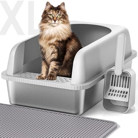 Vailge Extra Large Stainless Steel Litter Tray Cover