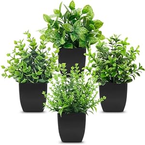 Mini Artificial Greenery Potted Pla...