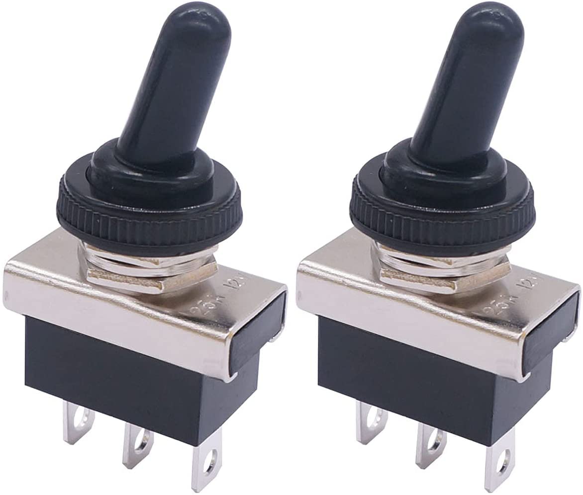 Interruttore A Leva 3 Vie AUTOZOCO - ON/OFF/ON, 25A 12V, Impermeabile, SPDT, Per Auto, Moto, Camper - Foto 9