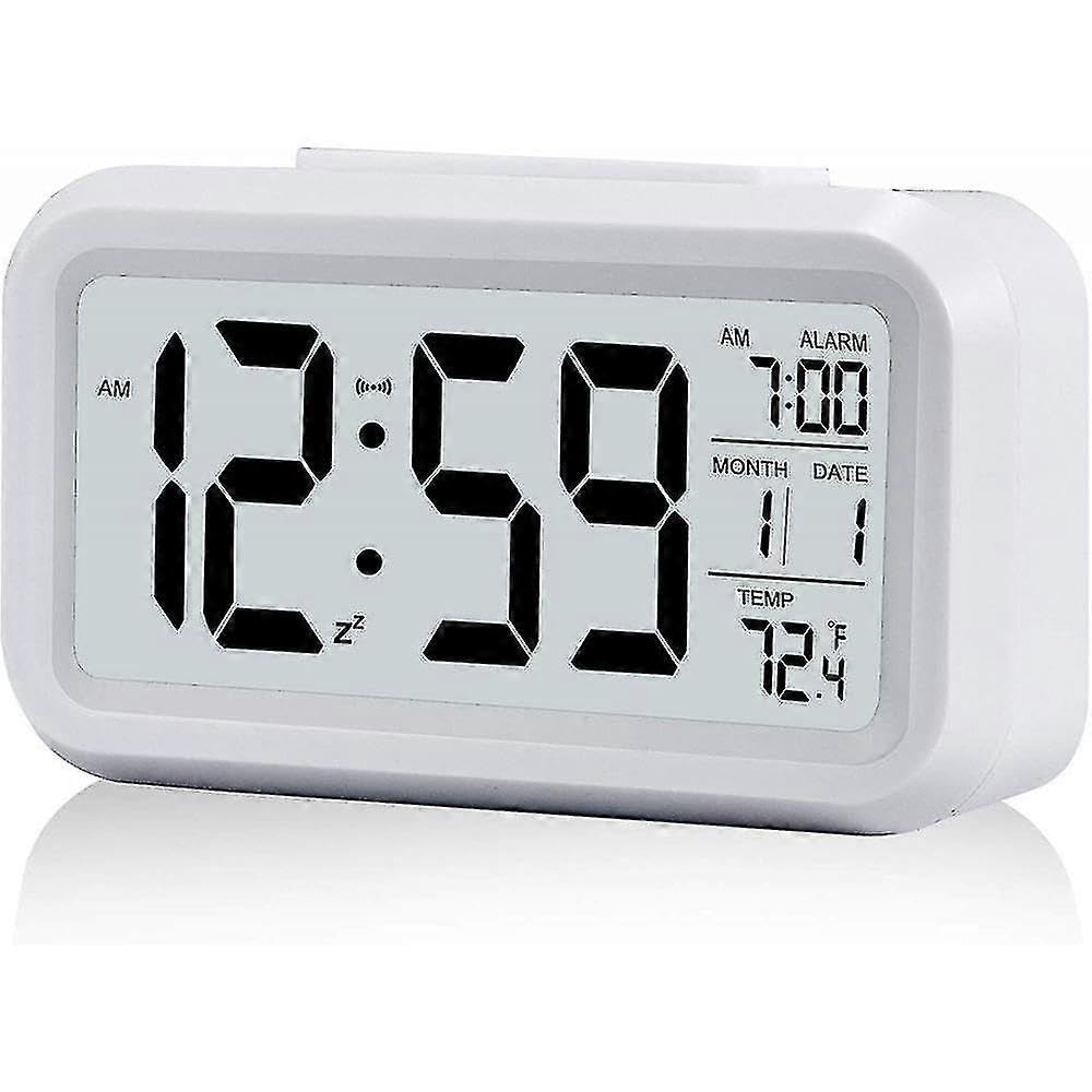 JOYHAPPST Digital Alarm C With Indoor Temperature, Operated Desk S C