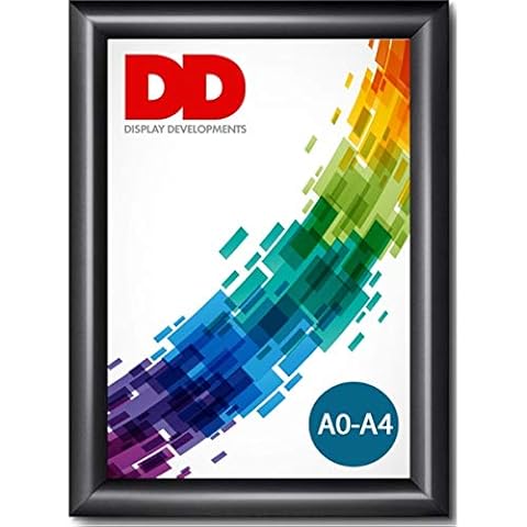 A3 Black Poster Display Snap Frame Cover