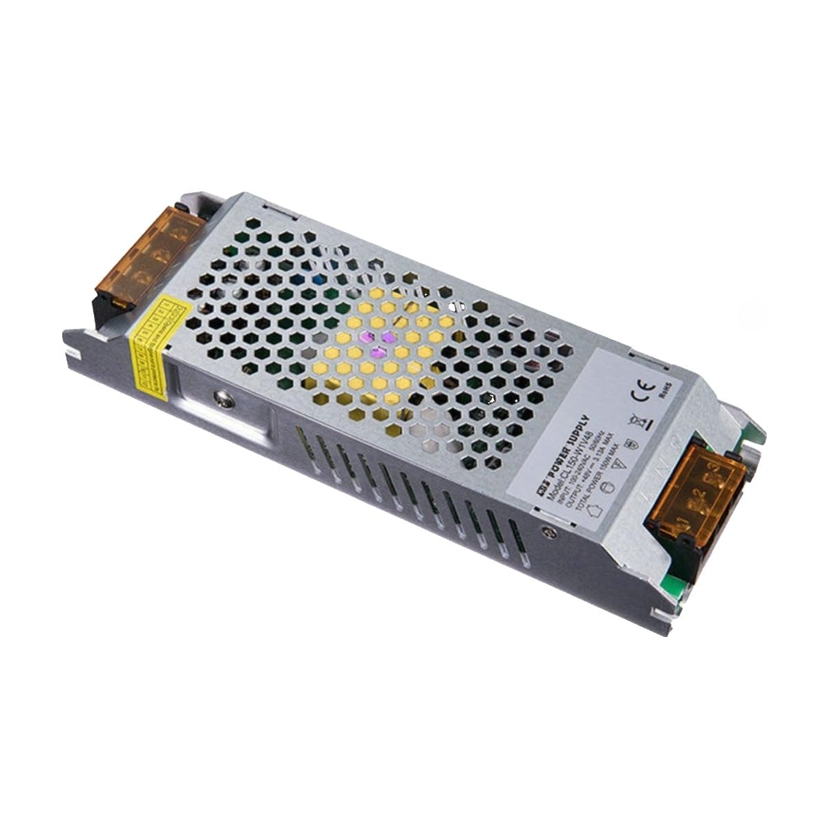 Fuente de alimentación conmutada tira luz led 400w, fuente carácter luminoso 12v y 24v, unidad for iluminación ingeniería(CL150-W1V48)