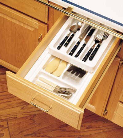 Rev-A-Shelf Rolling Cutlery Tray Insert half tray 11-3/4