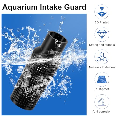 Image of Magluv Aquarium Intake Guard Fit for Fluval 106 /107 /206 /207 Intake Filter, Fish Tank Filter Cover Replacement for Aquameta Aquarium Filter Intake Guard Protects Aquatic Life